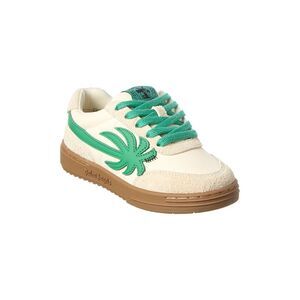 Palm Angels Palm Beach University Nylon & Suede Sneaker, Beige